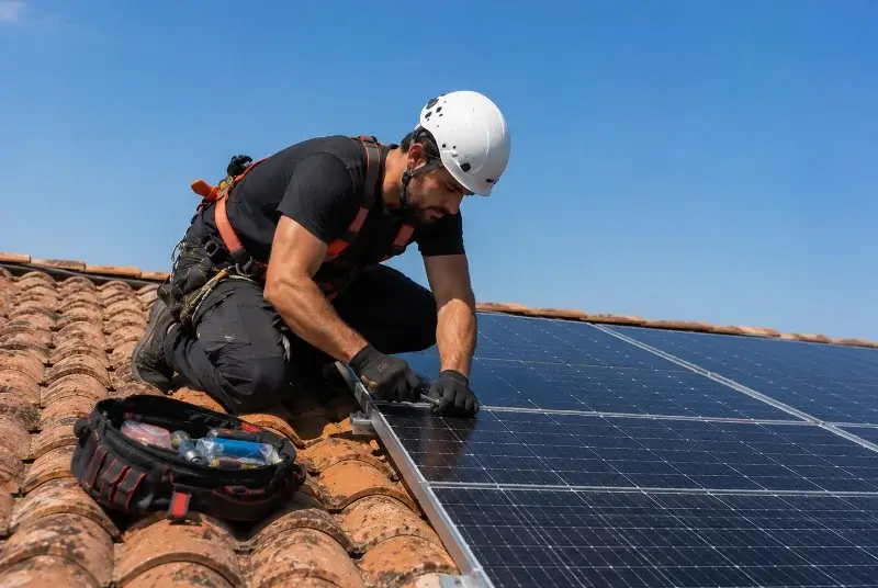 Maintenance et monitoring de panneaux solaires à Avrillé